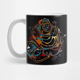 the diving dress Mug